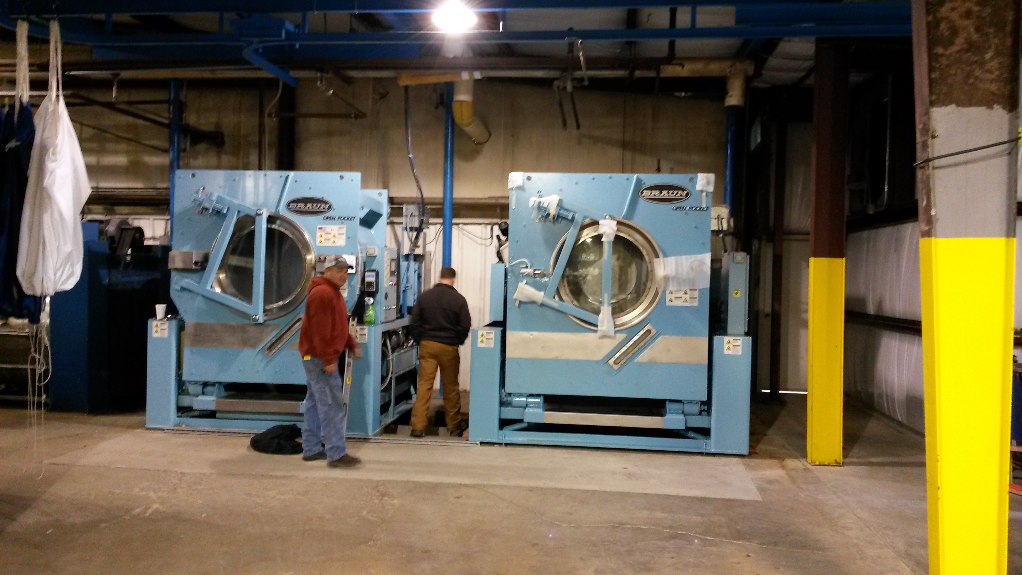 Tritex Services installs New 450lb Braun Washer Tritex Services